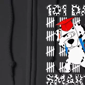 100 Days Of School Dalmatian Dog Boy 100th Day Of School Full Zip Hoodie