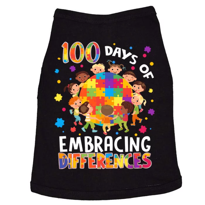 100 Days Of Embracing Differences Autism Awareness Doggie Tank