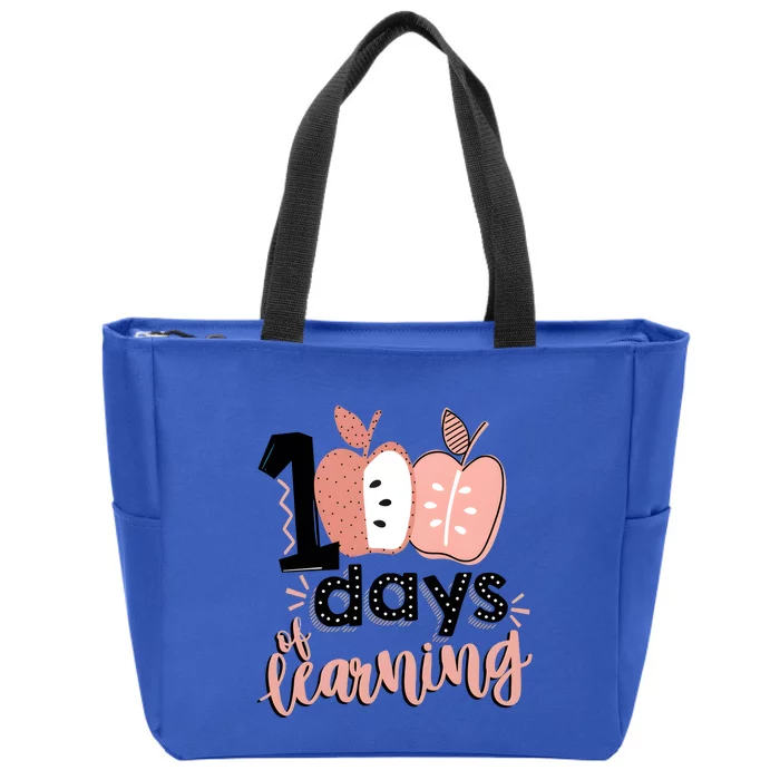 100 Days Of Learning Back To School Zip Tote Bag