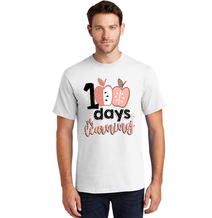 100 Days Of Learning Back To School Tall T-Shirt