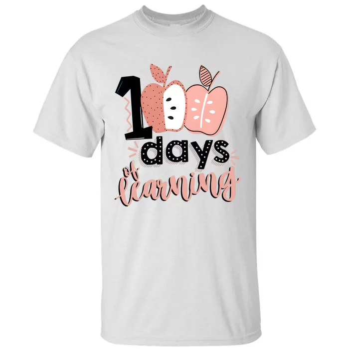 100 Days Of Learning Back To School Tall T-Shirt