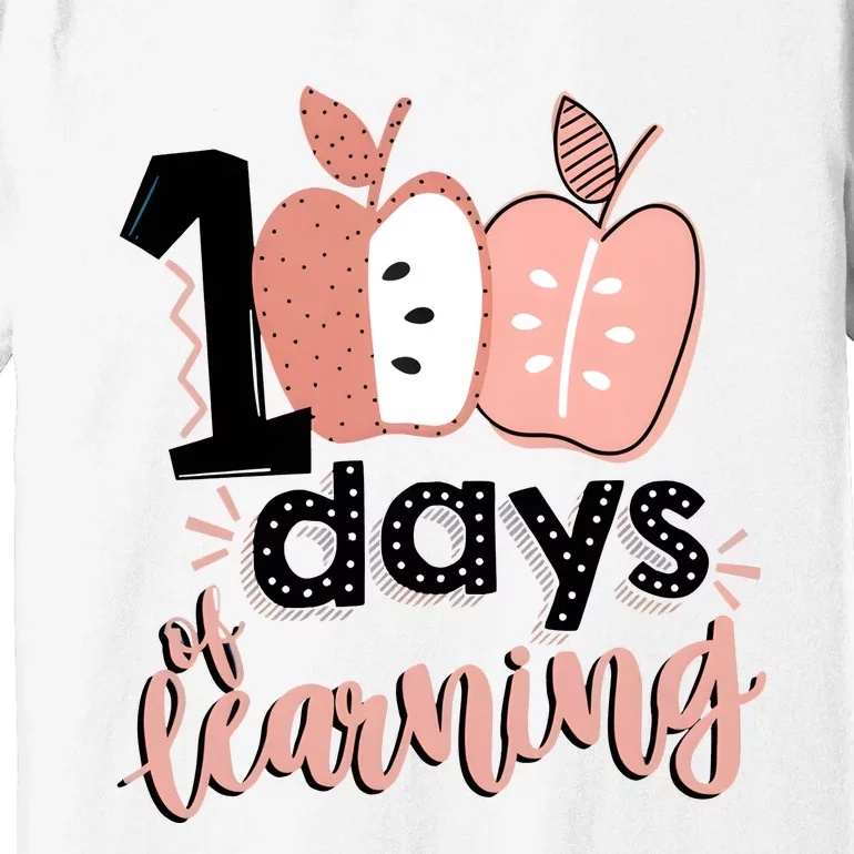 100 Days Of Learning Back To School Premium T-Shirt