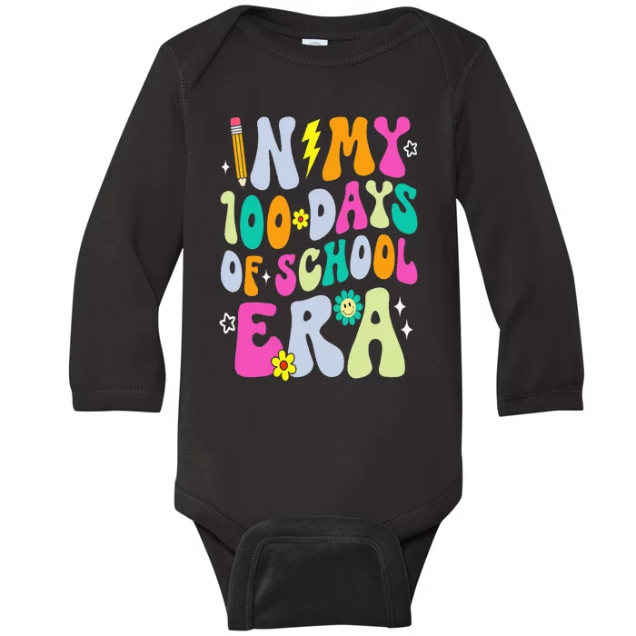 100th Day Of School Teacher In My 100 Days Of School Era Baby Long Sleeve Bodysuit