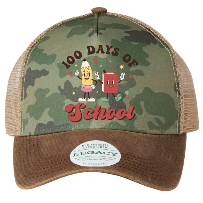 100 Days Of School 100th Day Of School Legacy Tie Dye Trucker Hat