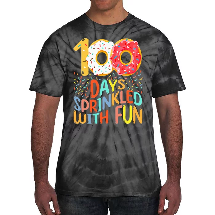 100 Days Of School Kindergarten 100th Day Of Tie-Dye T-Shirt