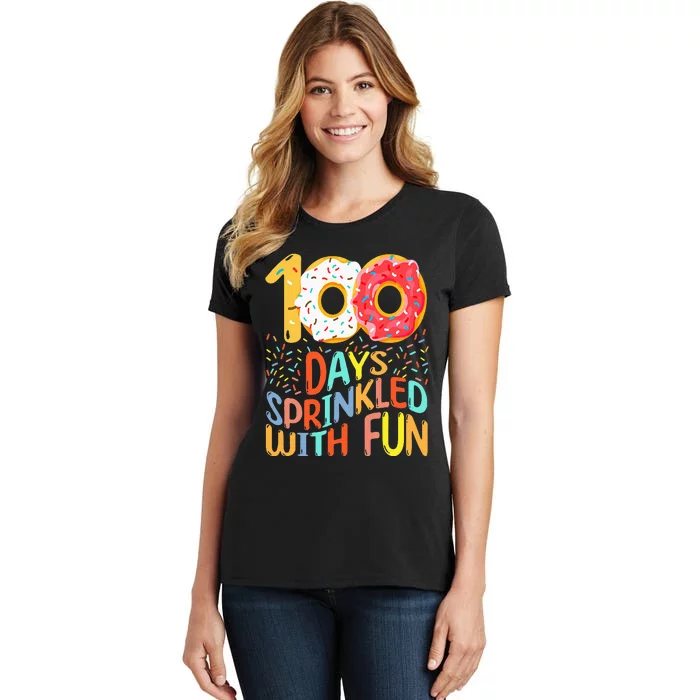 100 Days Of School Kindergarten 100th Day Of Women's T-Shirt