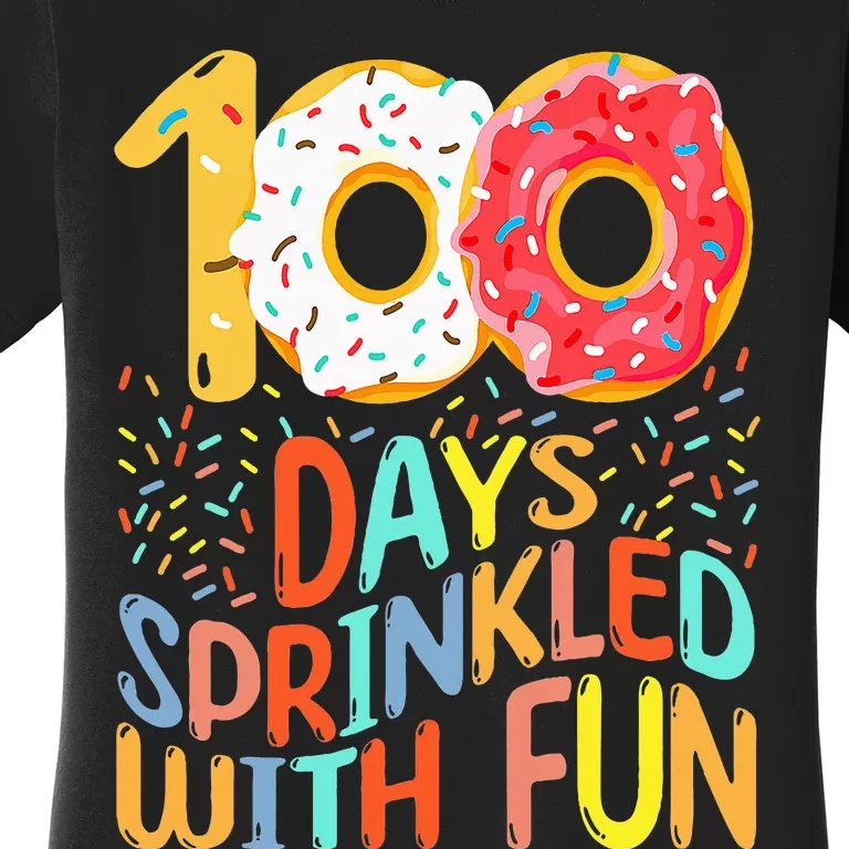 100 Days Of School Kindergarten 100th Day Of Women's T-Shirt