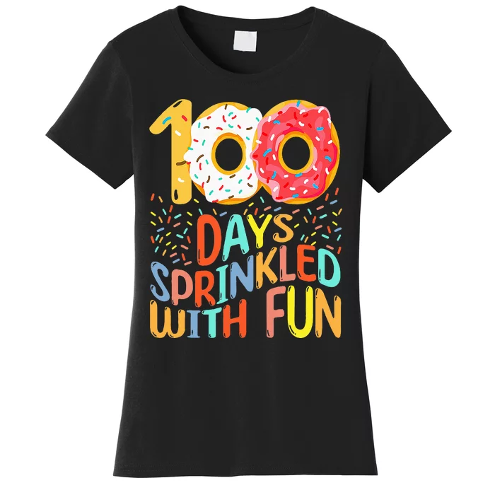 100 Days Of School Kindergarten 100th Day Of Women's T-Shirt