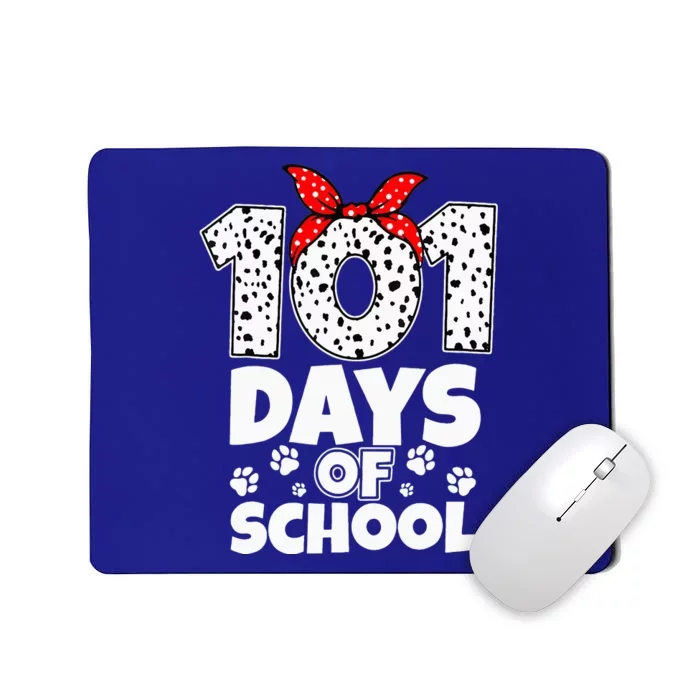 100 Days Of School Dalmatian Dog 100 Days Smarter Mousepad