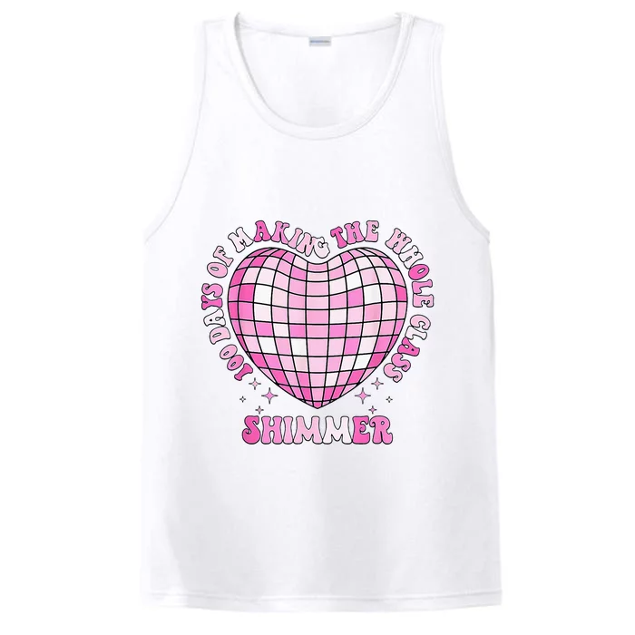 100 Days Of School 100 Days Of Making Whole Class Shimmer Performance Tank