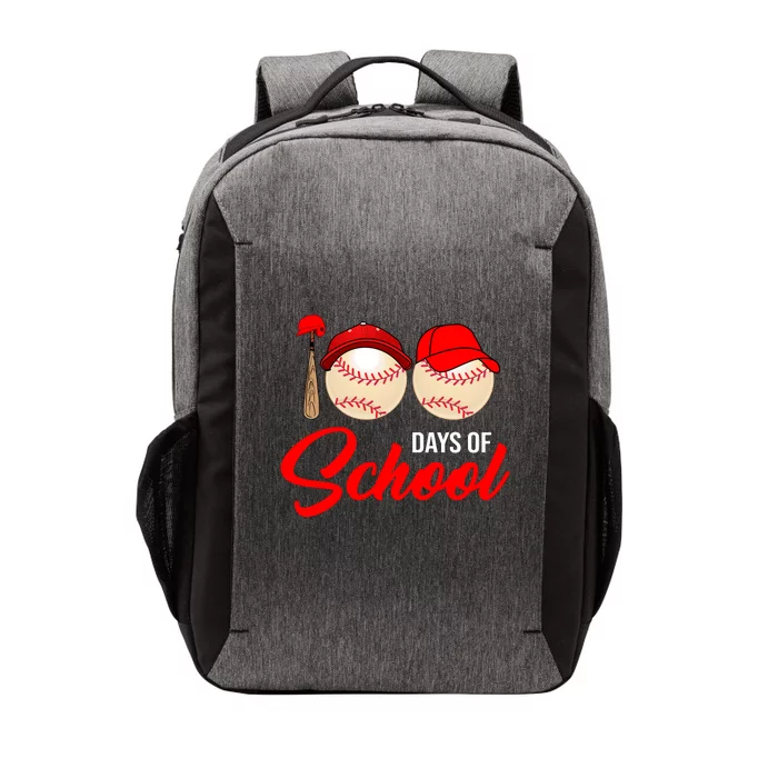 100 Days Of School Baseball Vector Backpack