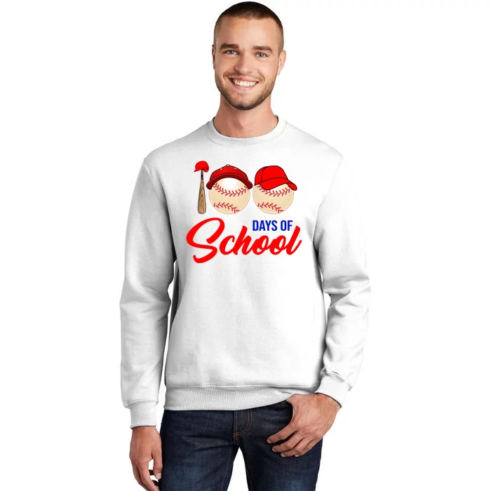 100 Days Of School Baseball Sweatshirt