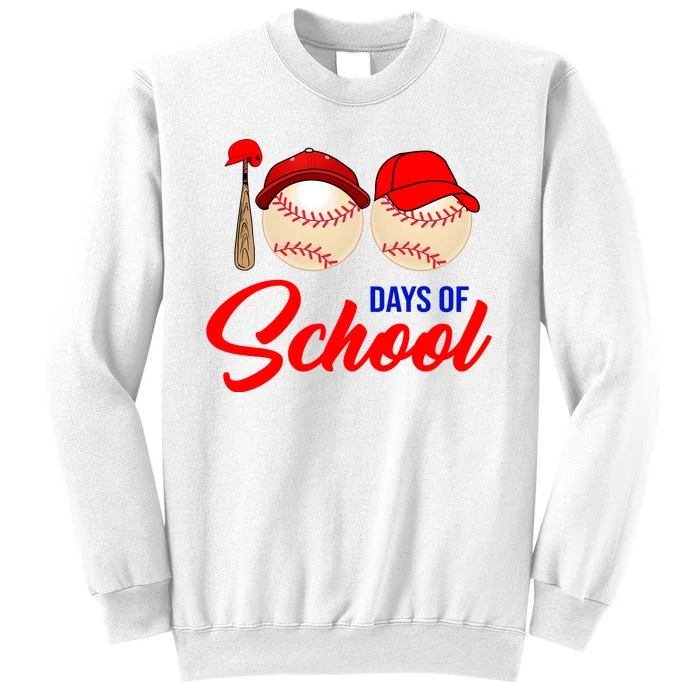 100 Days Of School Baseball Sweatshirt