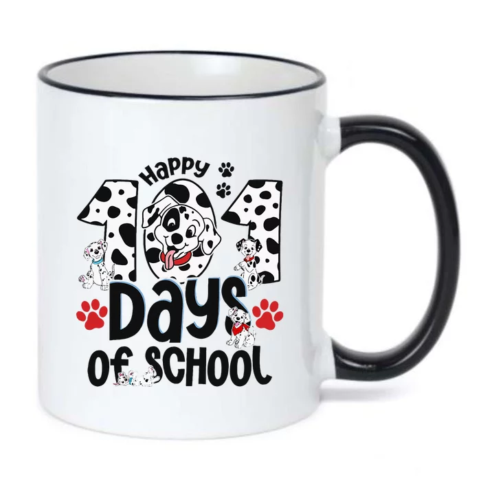 100 Days Of School Dalmatian Dog 100th Day Of School Black Color Changing Mug