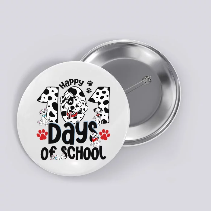 100 Days Of School Dalmatian Dog 100th Day Of School Button