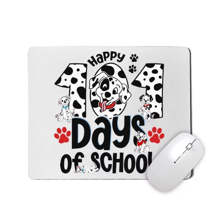 100 Days Of School Dalmatian Dog 100th Day Of School Mousepad