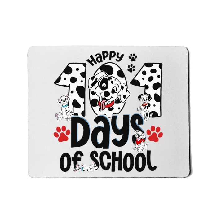 100 Days Of School Dalmatian Dog 100th Day Of School Mousepad