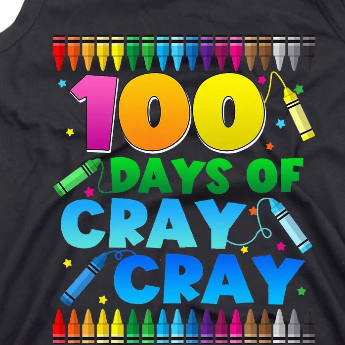 100 Days Of Cray Cray 100th Day Of School Tank Top