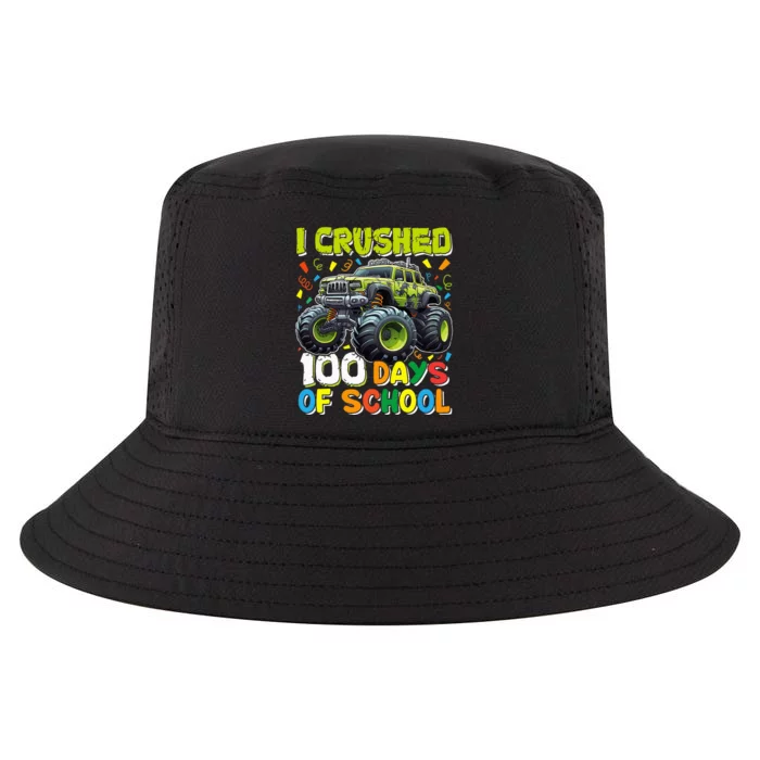 100 Days Of School Monster Truck 100th Day Of School Cool Comfort Performance Bucket Hat