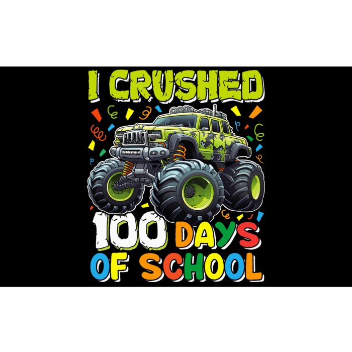 100 Days Of School Monster Truck 100th Day Of School Bumper Sticker