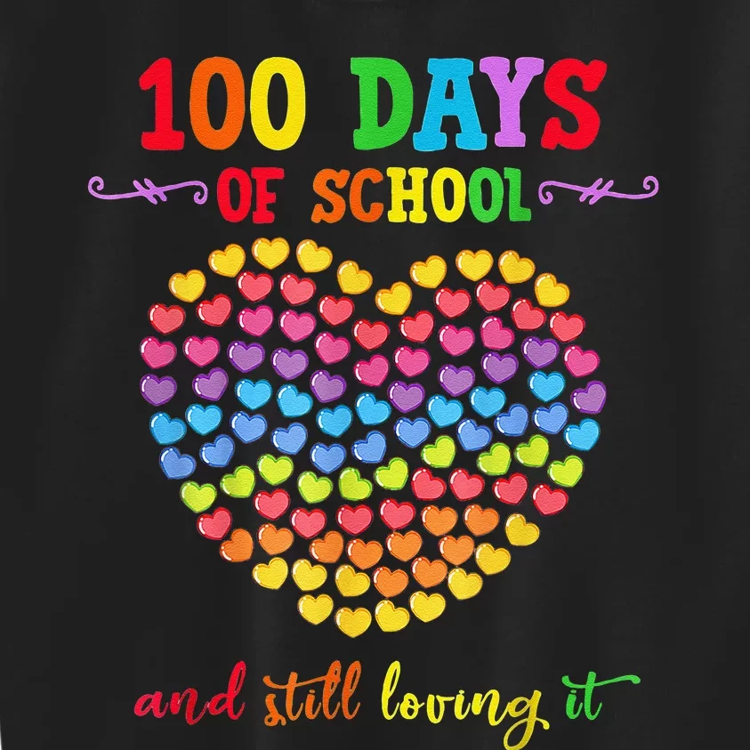 100 Days Of School Celebrate 100th Day Of School Kids Sweatshirt