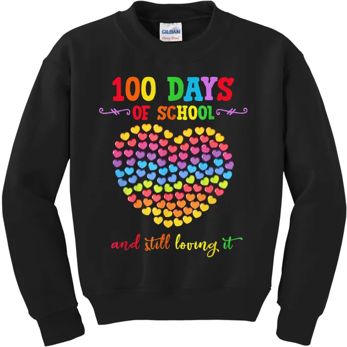 100 Days Of School Celebrate 100th Day Of School Kids Sweatshirt