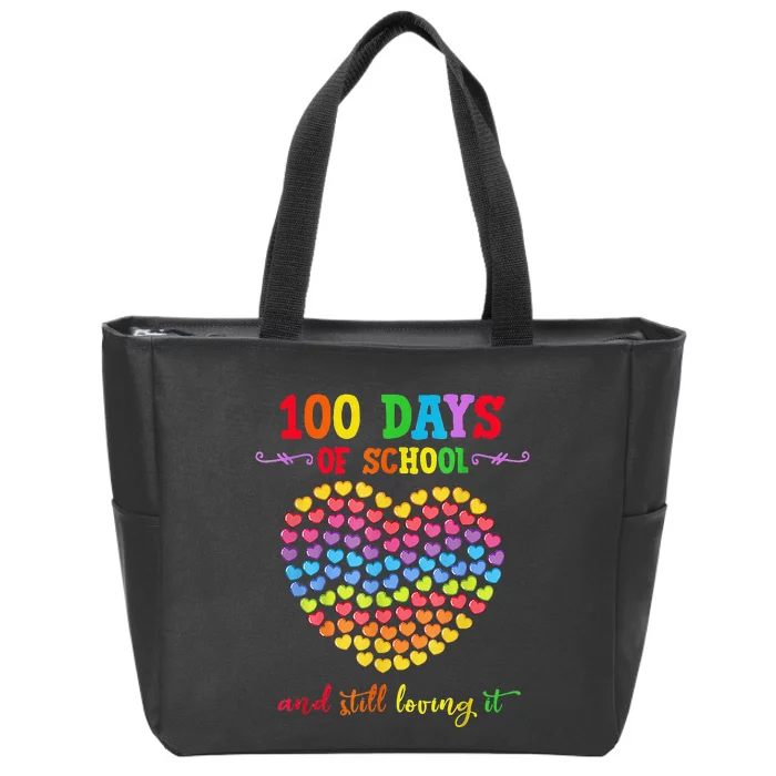 100 Days Of School Celebrate 100th Day Of School Zip Tote Bag