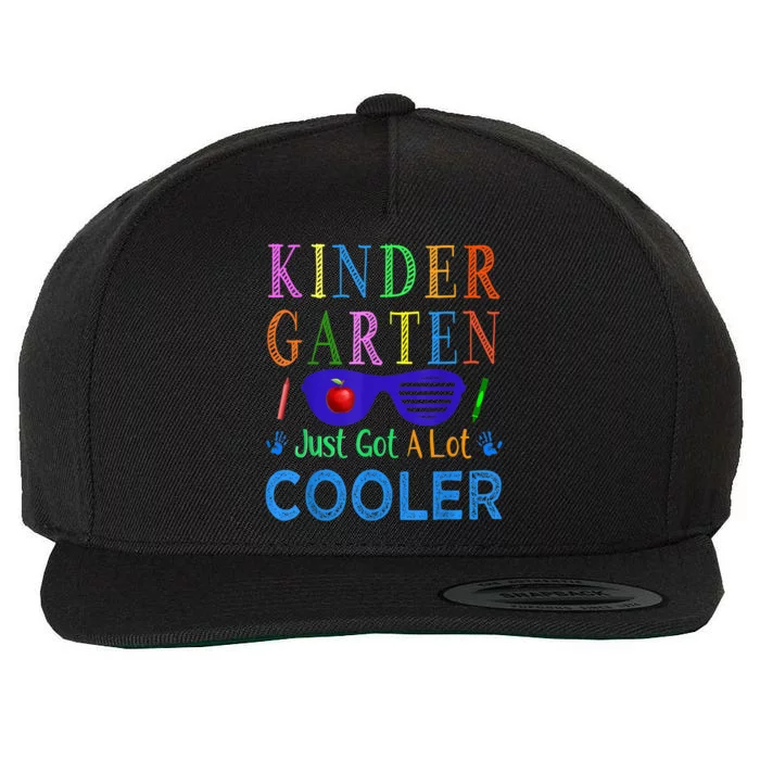 1st Day Of Kindergarten Back To School Boy Girl Kids Wool Snapback Cap