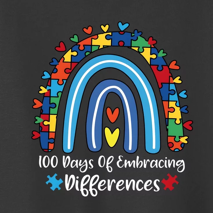 100 Days Of Embracing Differences Special Education Teacher Toddler T-Shirt