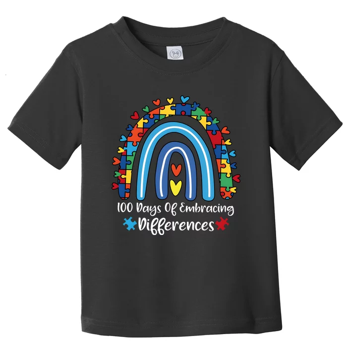 100 Days Of Embracing Differences Special Education Teacher Toddler T-Shirt