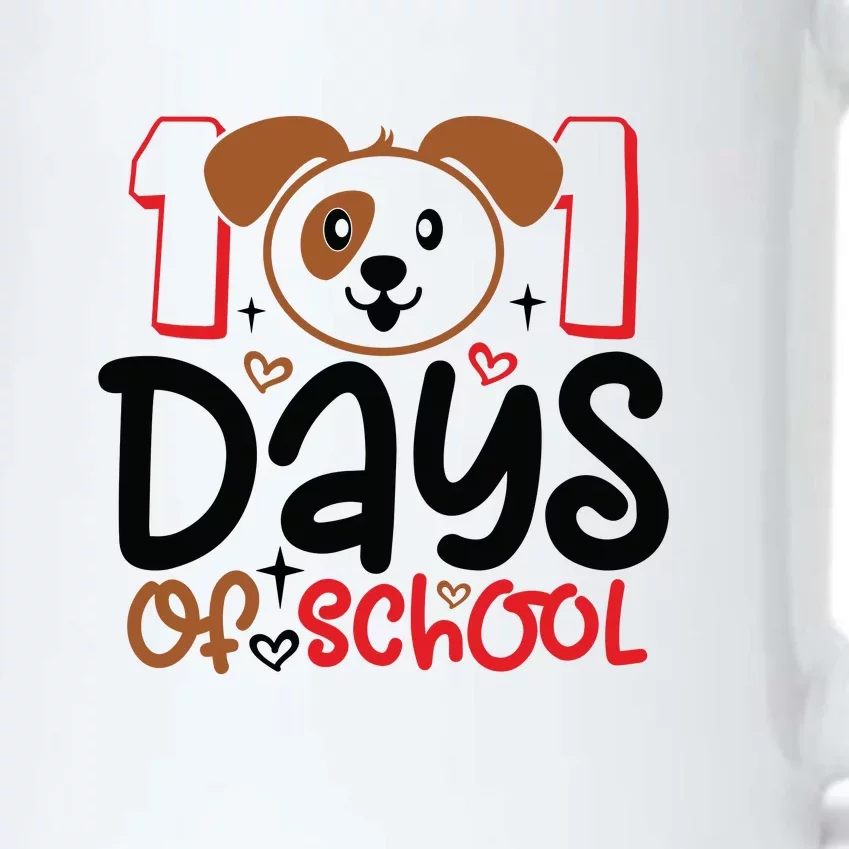 101 Days Of School Dalmatian Dog Teachers Gift Black Color Changing Mug