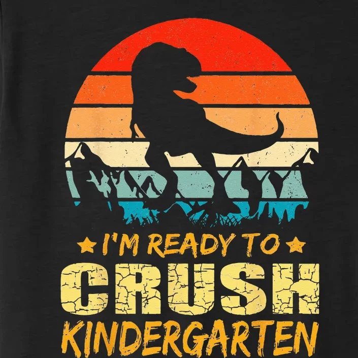 1st Day Of Kindergarten Im Ready To Crush Dinosaur Boy ChromaSoft Performance T-Shirt