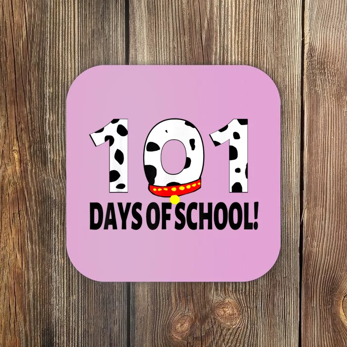 101 Days Of School Dalmatian Dog Coaster