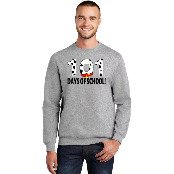 101 Days Of School Dalmatian Dog Tall Sweatshirt