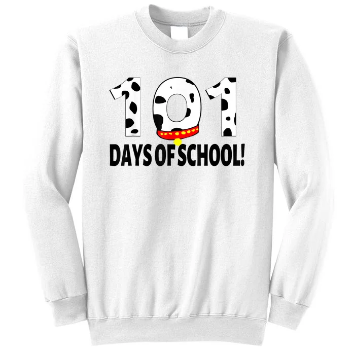 101 Days Of School Dalmatian Dog Sweatshirt