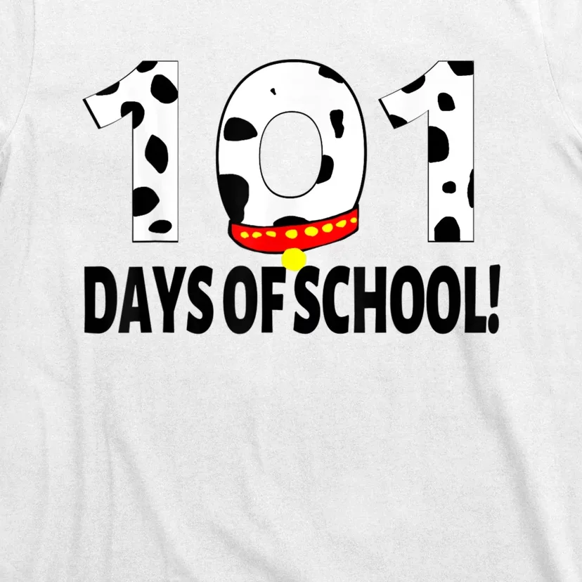 101 Days Of School Dalmatian Dog T-Shirt