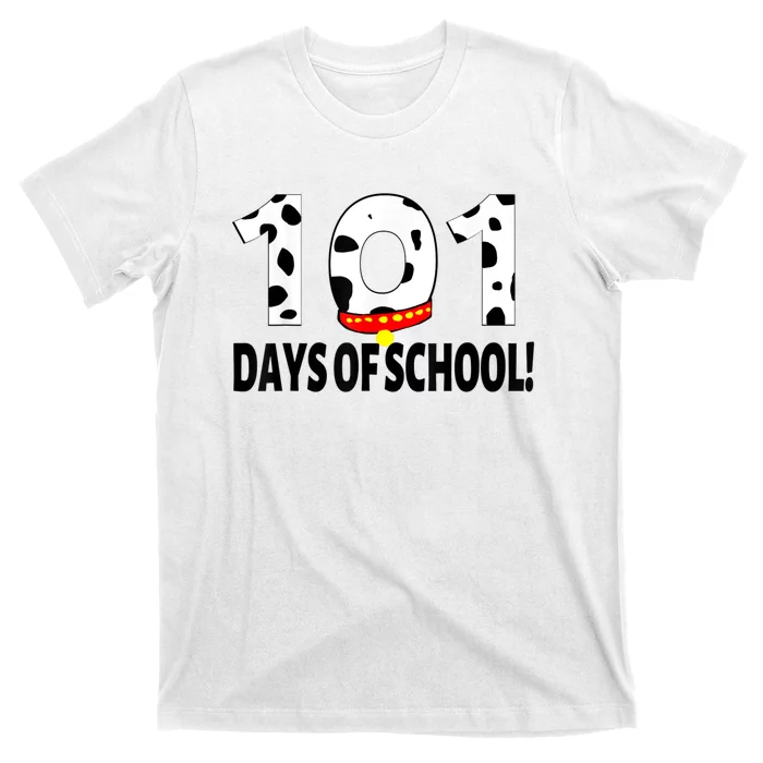 101 Days Of School Dalmatian Dog T-Shirt