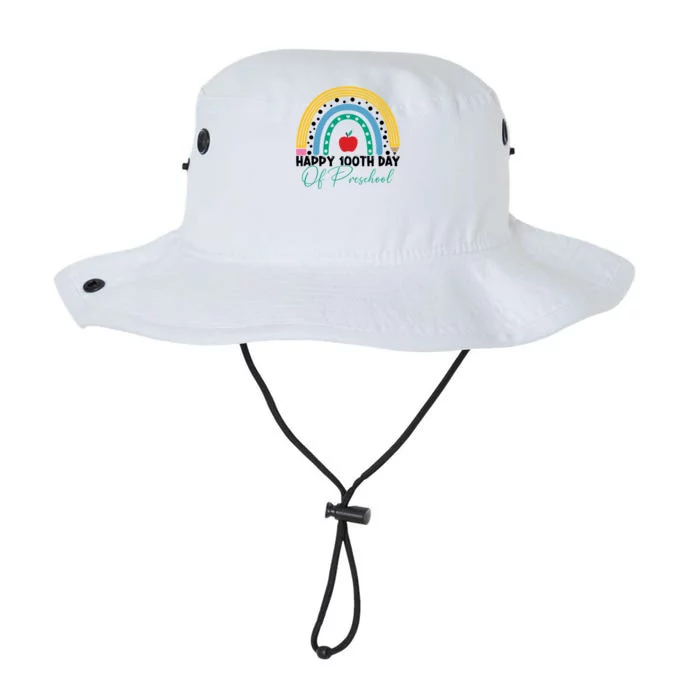 100Th Day Of Preschool Teacher Rainbow Preschool Teacher Meaningful Gift Legacy Cool Fit Booney Bucket Hat