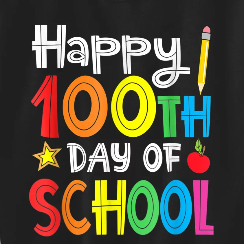 100th Day Of School A Gift For Teachers Kids Child Happy 100 Days Kids Sweatshirt