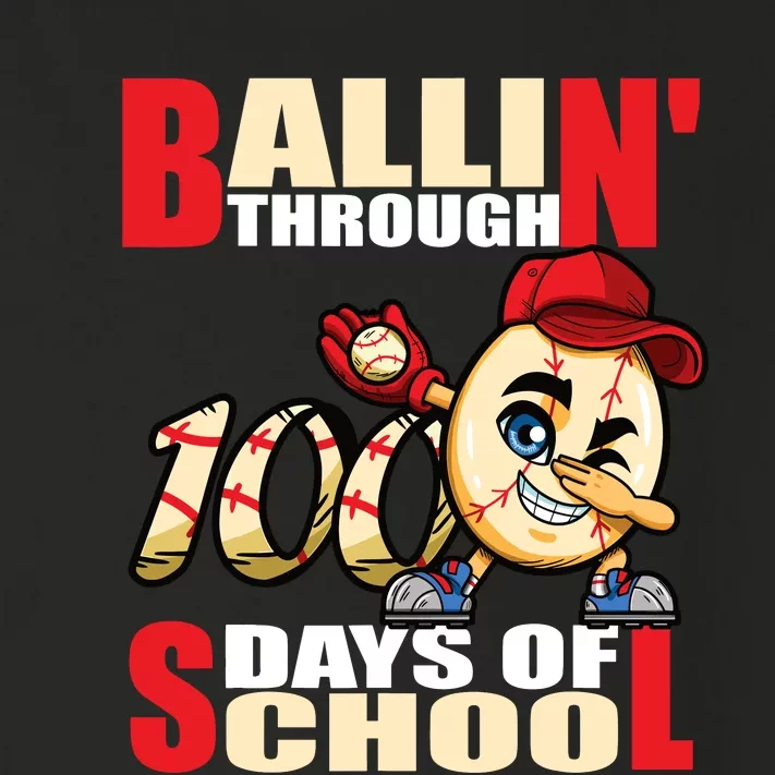 100 days of school baseball boy 100th day Toddler Long Sleeve Shirt