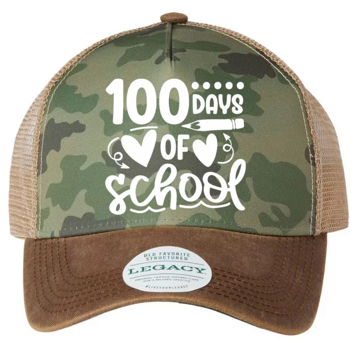 100 Days Of School Legacy Tie Dye Trucker Hat