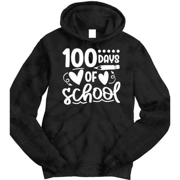 100 Days Of School Tie Dye Hoodie