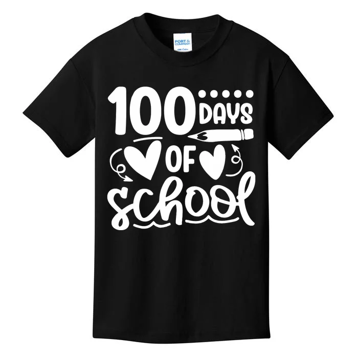 100 Days Of School Kids T-Shirt