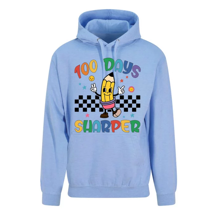 100 Days Of Sharper Cute Back To School Unisex Surf Hoodie