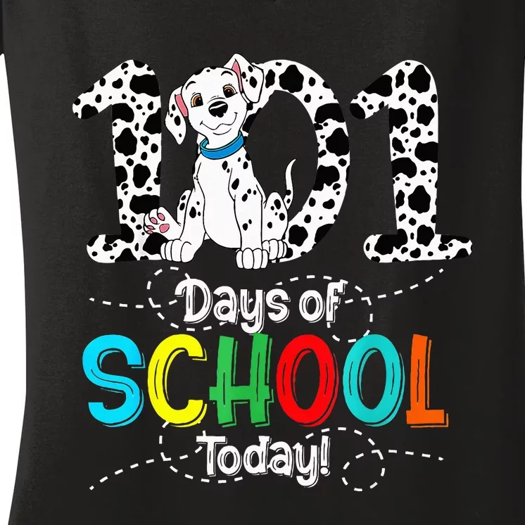 100th Day Of School 101 Days Smarter 100 Women's V-Neck T-Shirt