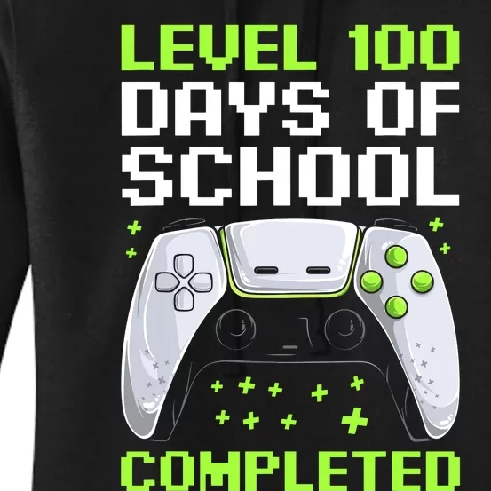 100 Days Of School Gamer Women's Pullover Hoodie