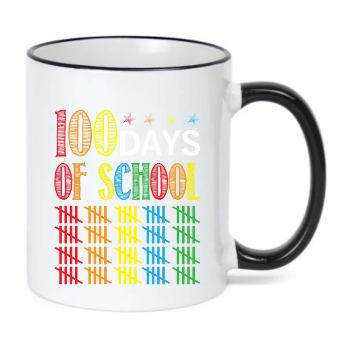 100 Day Of School Black Color Changing Mug