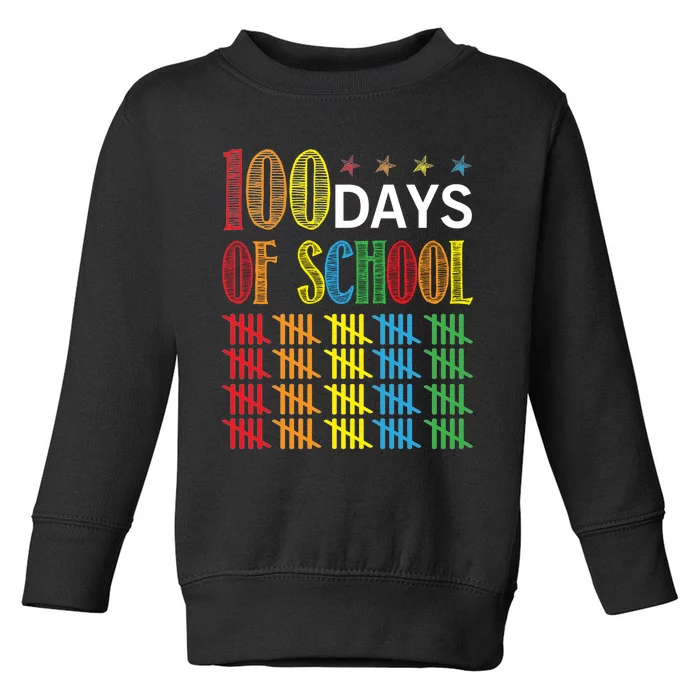 100 Day Of School Toddler Sweatshirt