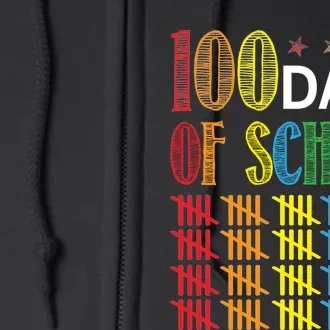 100 Day Of School Full Zip Hoodie