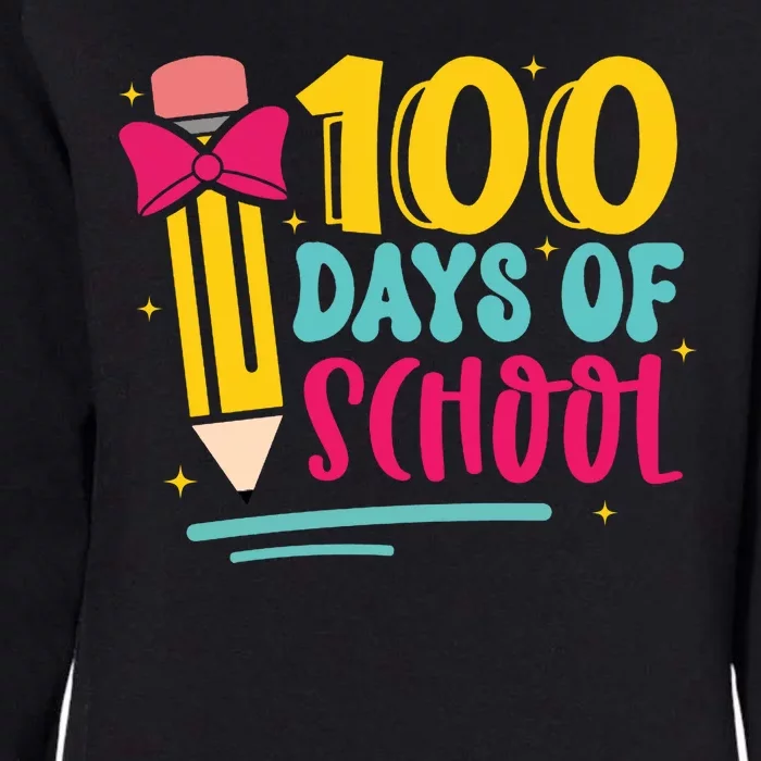 100 Days Of School Cute Education Womens California Wash Sweatshirt